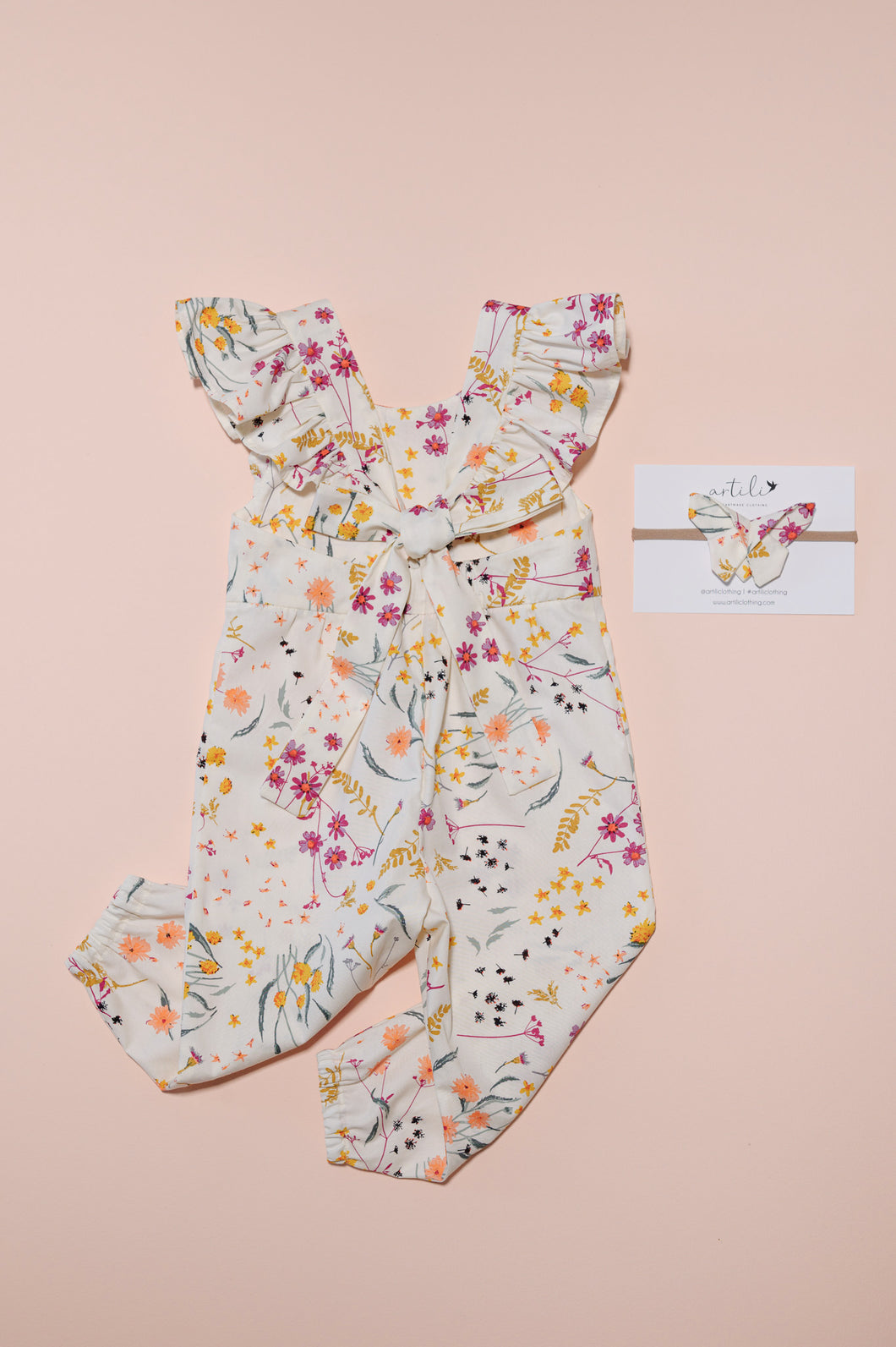 Amelia Floral Dungarees