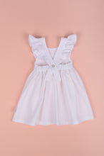 Load image into Gallery viewer, Thallo Dress- White Linen