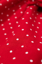 Load image into Gallery viewer, Nostalgia Dress- Red Polka Dot (Επιλογή Υφασμάτων)