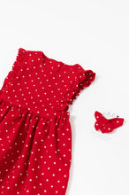 Load image into Gallery viewer, Zoe Dress- Red Polka Dot (Επιλογή υφασμάτων)