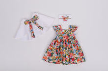 Load image into Gallery viewer, Cape White linen-Summer Garden
