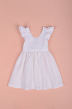 Load image into Gallery viewer, Thallo Dress- White Linen
