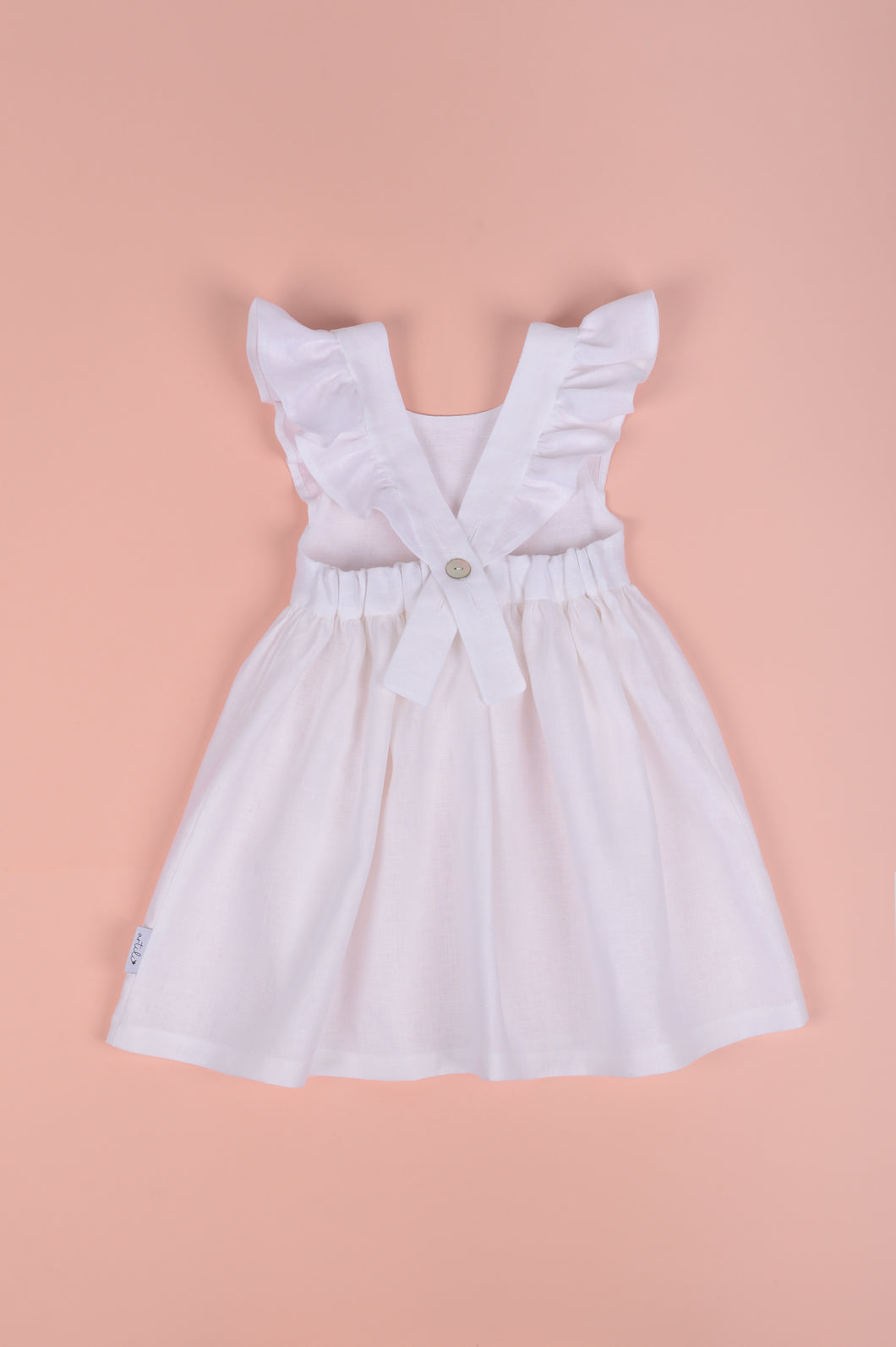 Thallo Dress- White Linen