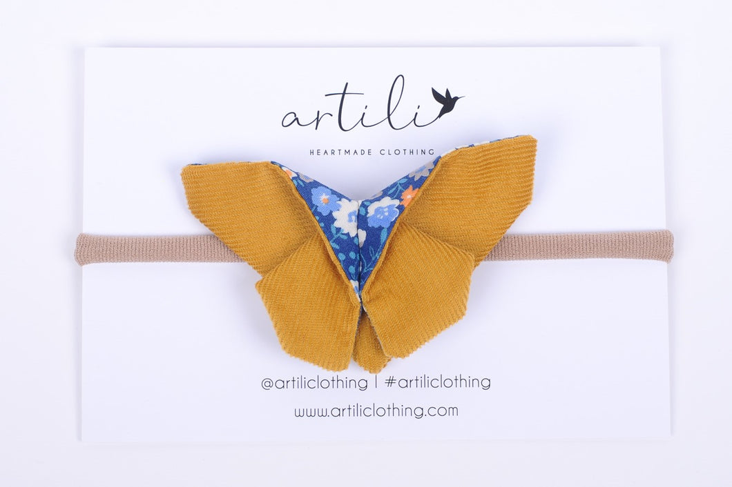Artili Butterfly- Gold/Blue Garden