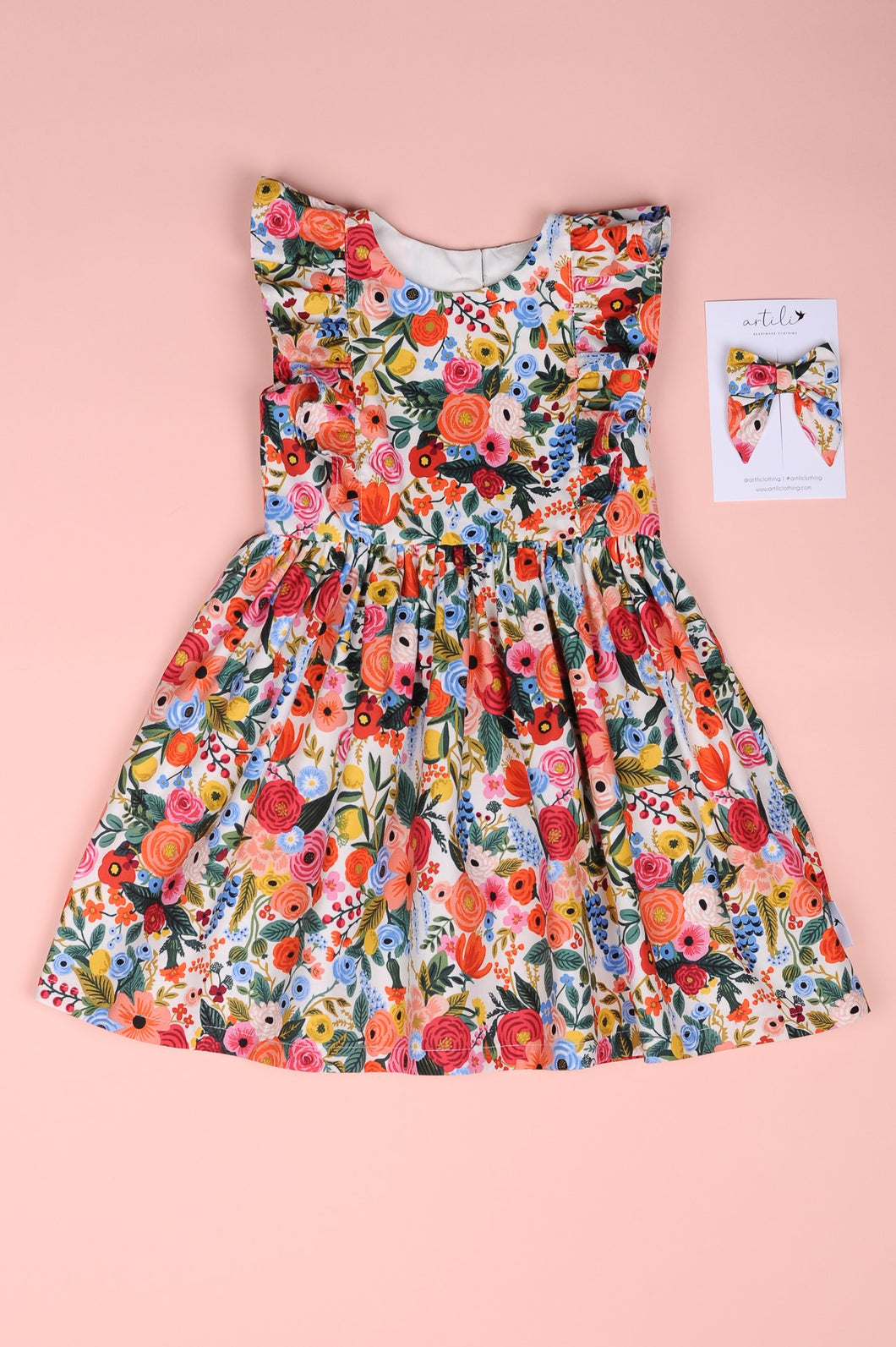 Alkioni Dress - Summer Garden (Επιλογή Υφασμάτων)