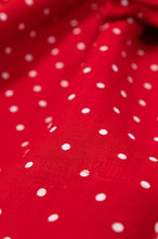 Load image into Gallery viewer, Nostalgia Dress- Red Polka Dot (Επιλογή Υφασμάτων)
