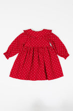 Load image into Gallery viewer, Nostalgia Dress- Red Polka Dot (Επιλογή Υφασμάτων)
